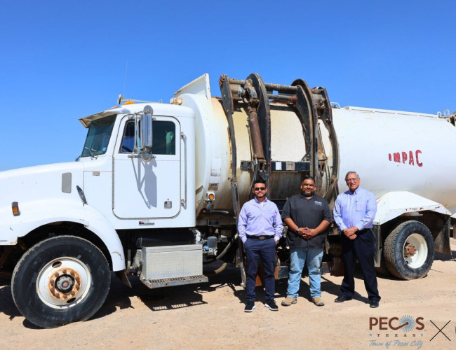 Pecos sells garbage truck to Presidio at half price as goodwill gesture