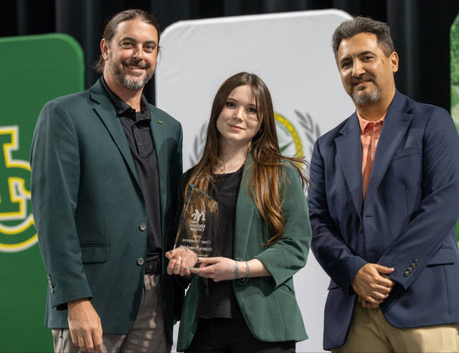 Midland College names Olivia Trischitti as 2026 Chap Champion